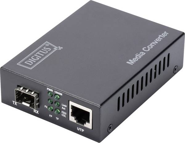 Digitus DN-82130 LAN, SFP Media converter di rete 1 GBit/s