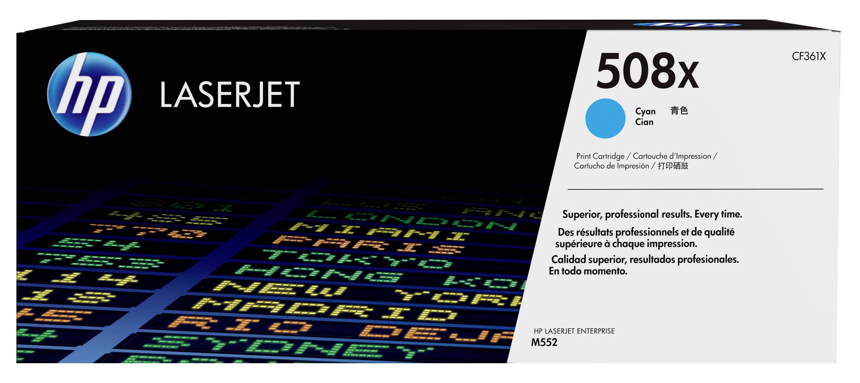 HP Toner 508X Originale Ciano 9500 pagine CF361X