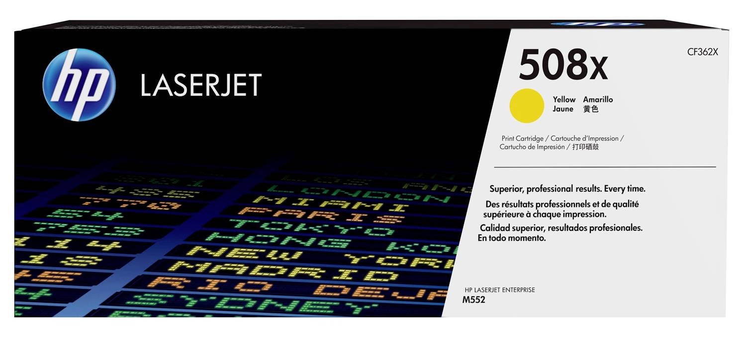 HP Toner 508X Originale Giallo 9500 pagine CF362X