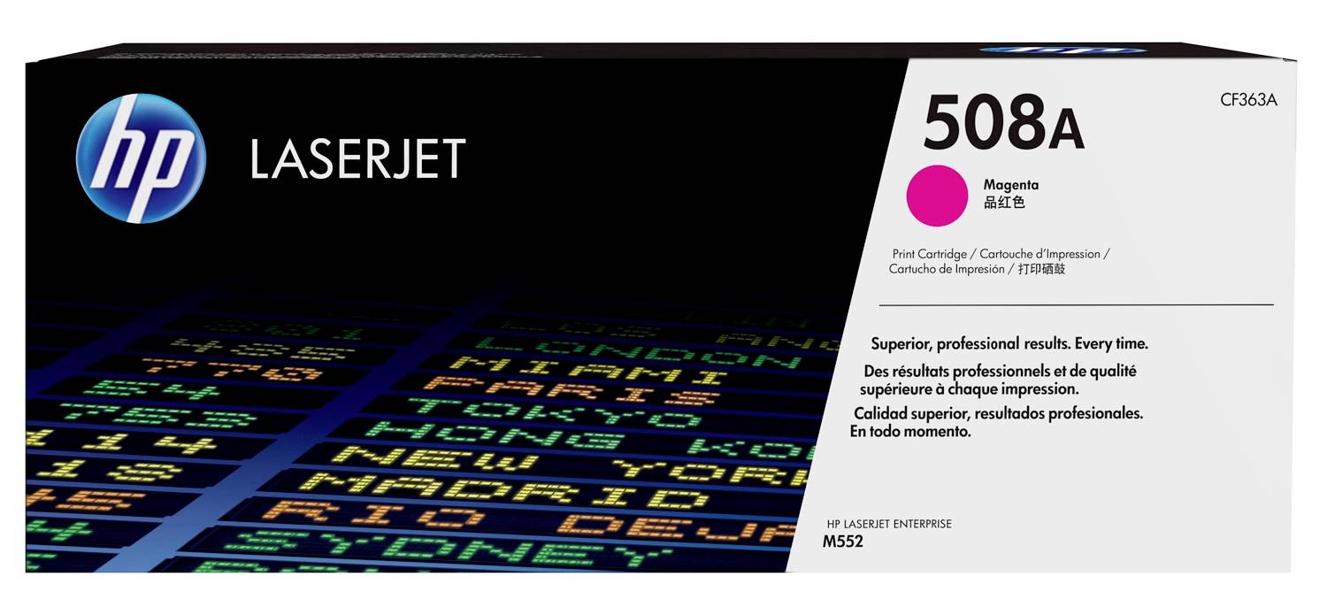 HP Toner 508A Originale Magenta 5000 pagine CF363A