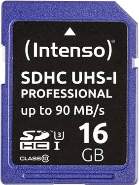 Intenso Professional Scheda SDHC  16 GB Class 10, UHS-I