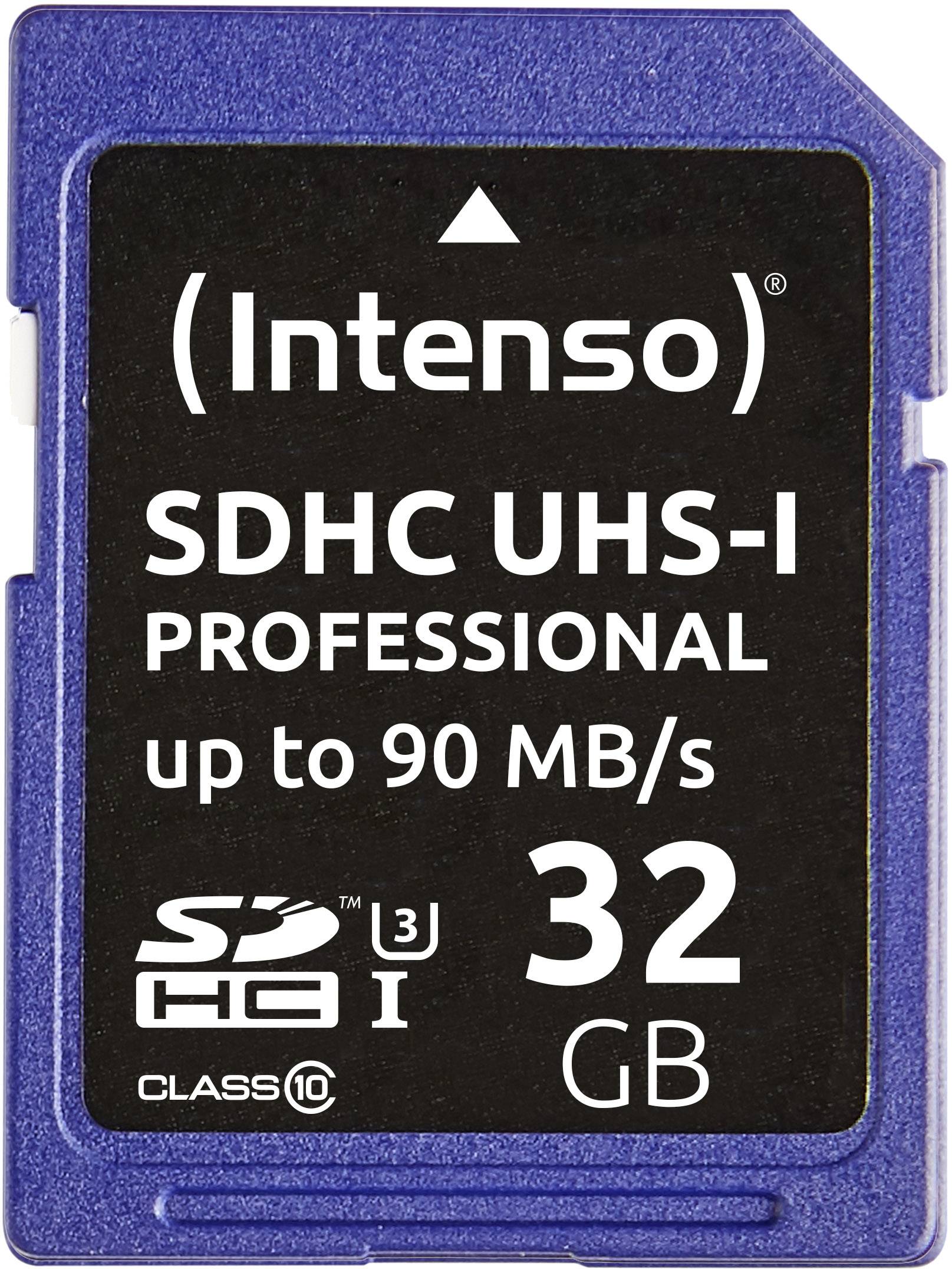 Intenso Professional Scheda SDHC 32 GB Class 10, UHS-I