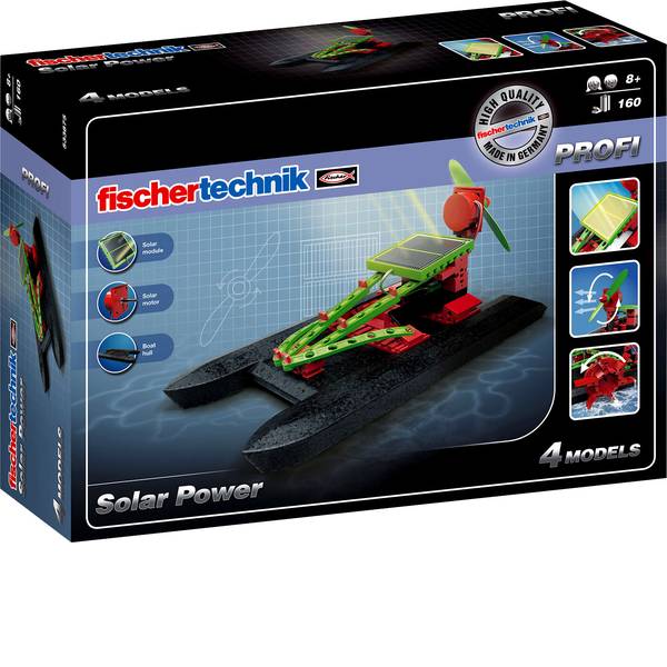 Kit di energie rinnovabili - fischertechnik PROFI Solar Power Barca solare - Kit di energie rinnovabili - fischertechnik PROFI Solar Power Barca solare -