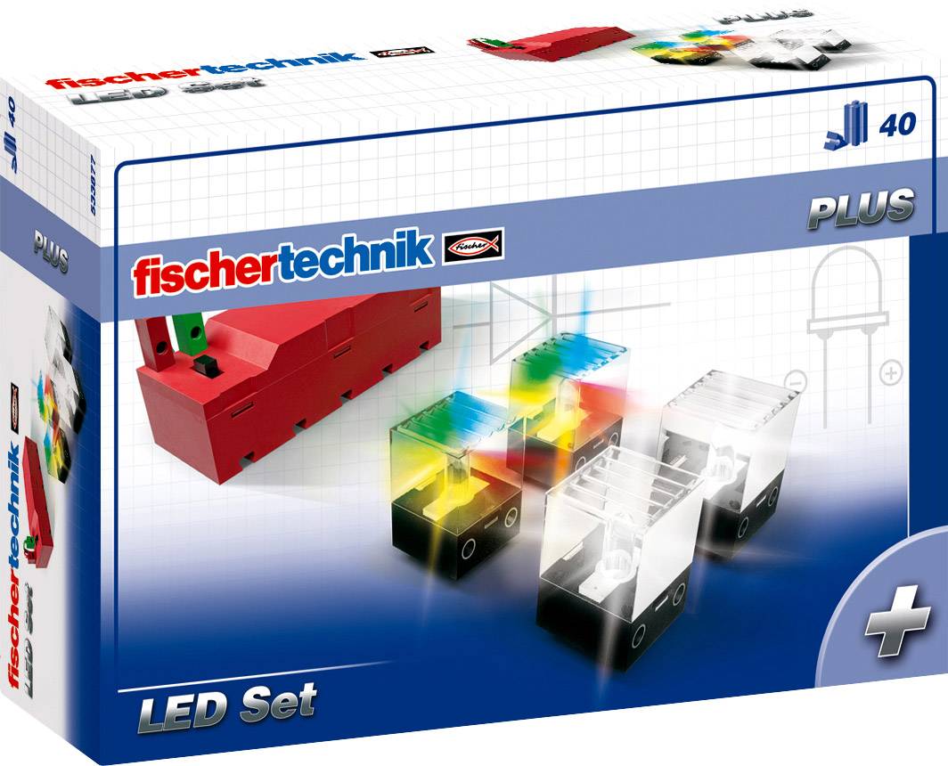 fischertechnik 533877 PLUS LED-Set Esperimenti Scatola per esperimenti da 7 anni Scatola