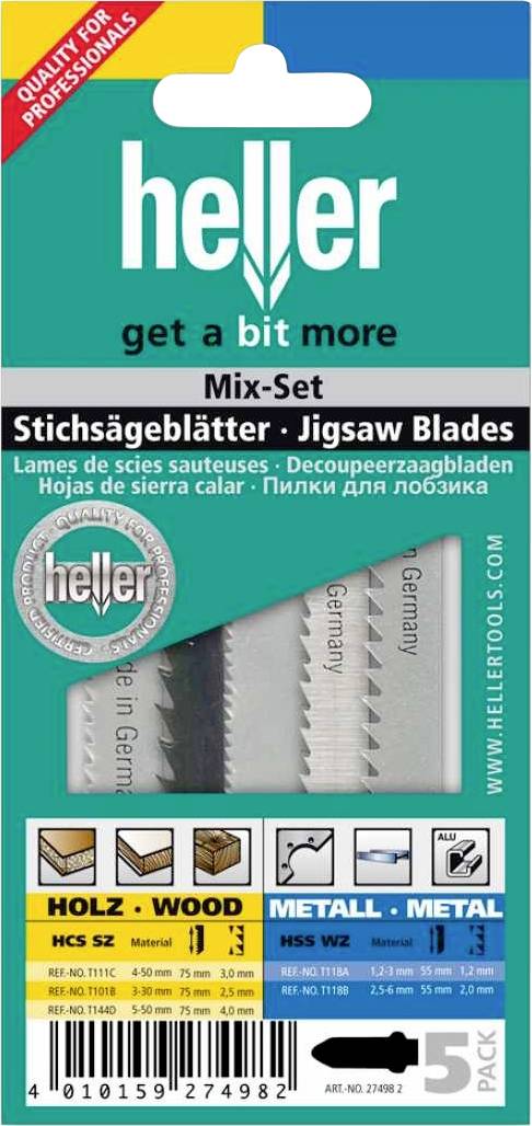 Heller 27498 2 Lama per seghetto alternativo 4030 1 KIT-0