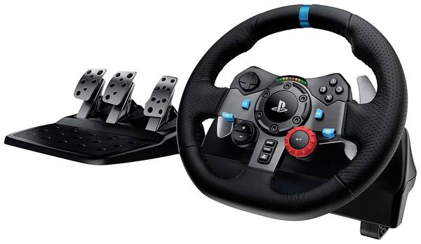 Logitech Logitech G29 Driving Force - Lenkrad- und Pedale-Set Volante PC, PlayStation 3, PlayStation 4, PlayStation 5 Multicolore