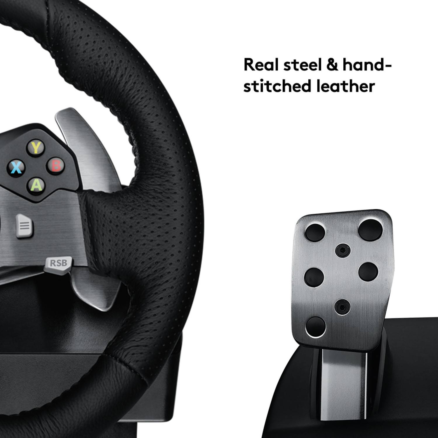 Logitech Gaming G920 Driving Force Racing Wheel Volante PC, Xbox One Nero-10