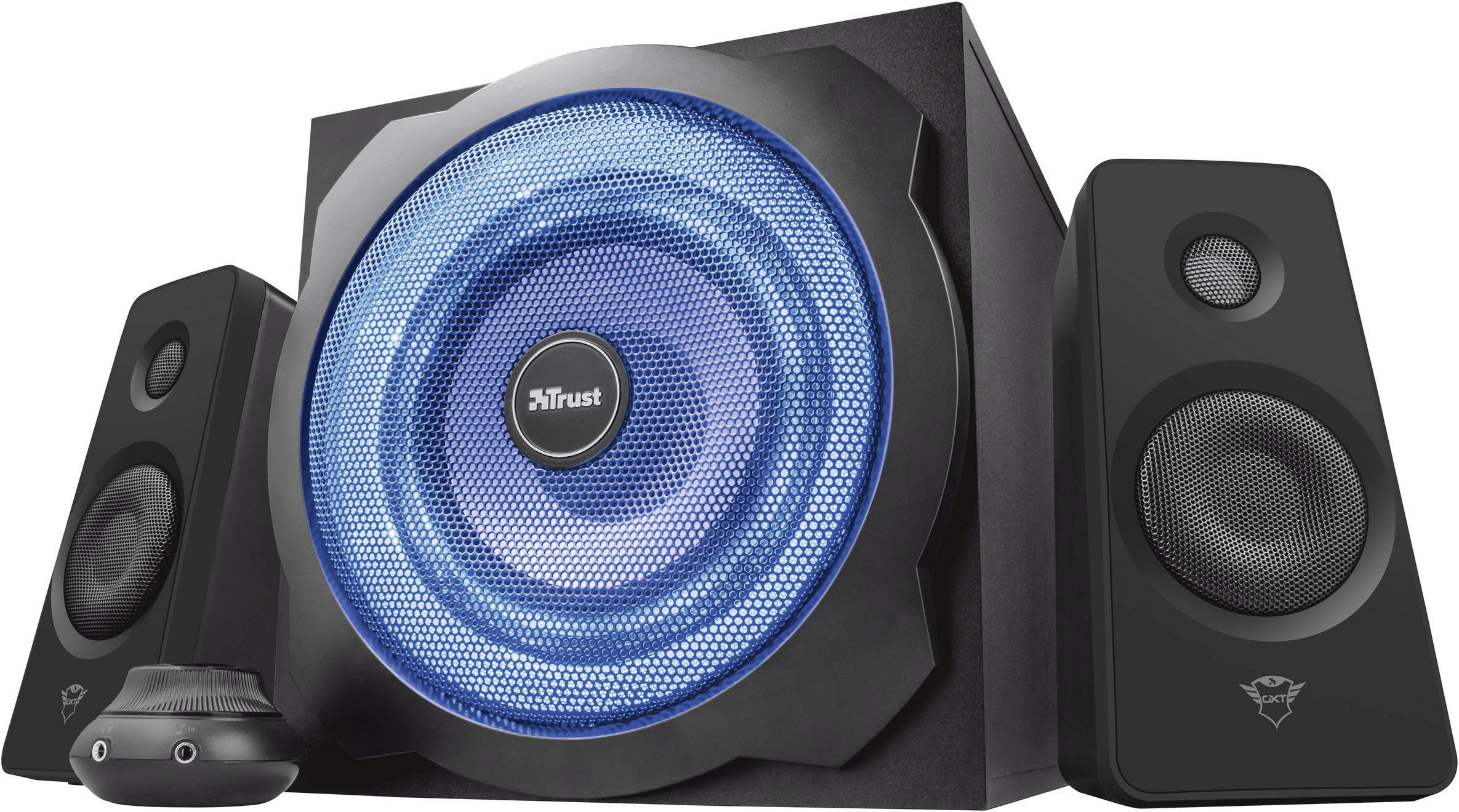 Trust GXT 628 2.1 Tytan LED 2.1 Altoparlante per PC Cablato 120 W Nero, Blu-5