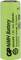 Batteria NiMH verde, 400mAh, 1,2V. Tempo di carica standard 16 ore.