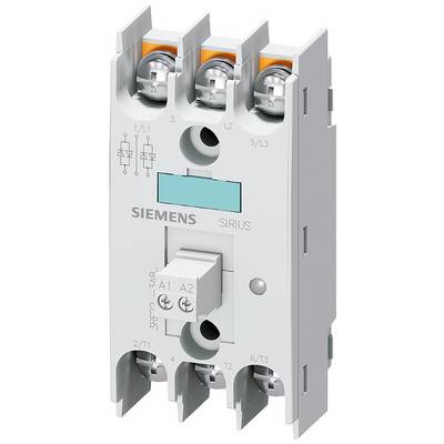 Un contattore elettrico Siemens, modello 'SIRIUS', con tre morsetti superiori e tre inferiori, idoneo per la protezione delle linee.