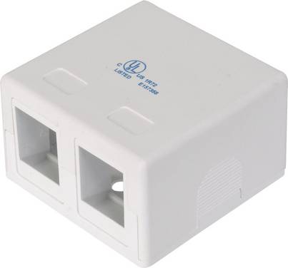 Digitus AT-AG 302A-WH 2 Porte Punto di consolidamento (Consolidation Point)  Non classificata  Multicolore senza connettori
