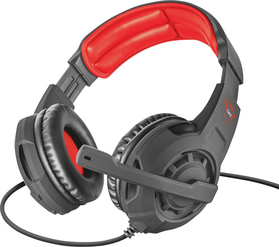Acquista Trust GXT 310 Radius Gaming Cuffie Over Ear via cavo Stereo Nero,  Rosso