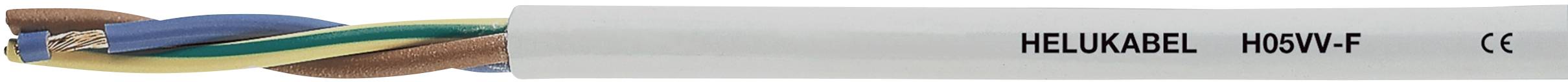 HELU 29479WS Cavo flessibile H05VV-F 3 x 2.5 mm² Bianco Merce a metro