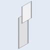 Orion Regalsysteme K410030 Parete laterale Acciaio verniciato a polvere Grigio (RAL 7035) 1 pz.