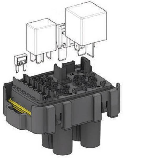 Portafusibili auto - MTA Fuse/Relay Hol Maxi Micro Relay WP Portafusibile/relè 1 pz. - Portafusibili auto - MTA Fuse/Relay Hol Maxi Micro Relay WP Portafusibile/relè 1 pz. -
