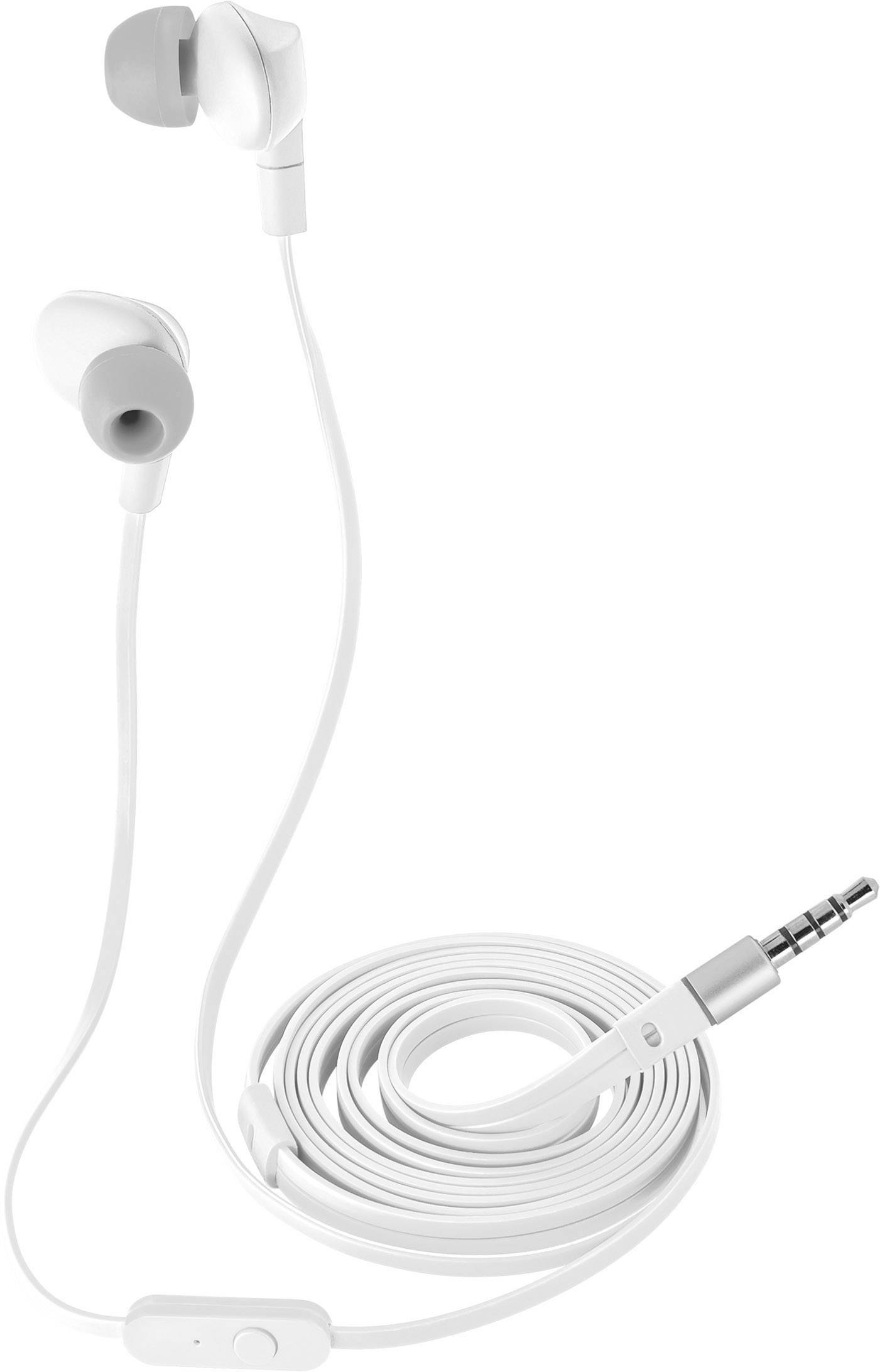 Acquista Trust Aurus Sport Cuffie auricolari via cavo Bianco headset con  microfono, Resistente al sudore, idrorepellente