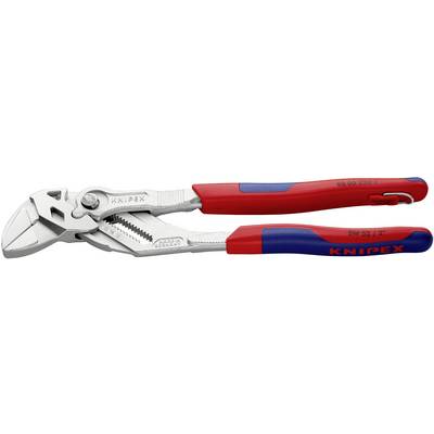 Chiavi inglesi Knipex rosse e blu con mascella regolabile, adatte per diversi lavori di serraggio e presa.