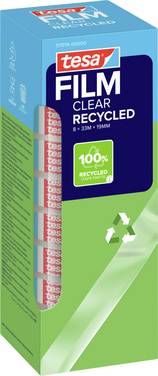tesa 57074-00000-01 Nastro adesivo tesafilm Eco & Clear Trasparente (L x L) 33 m x 19 mm 8 pz.