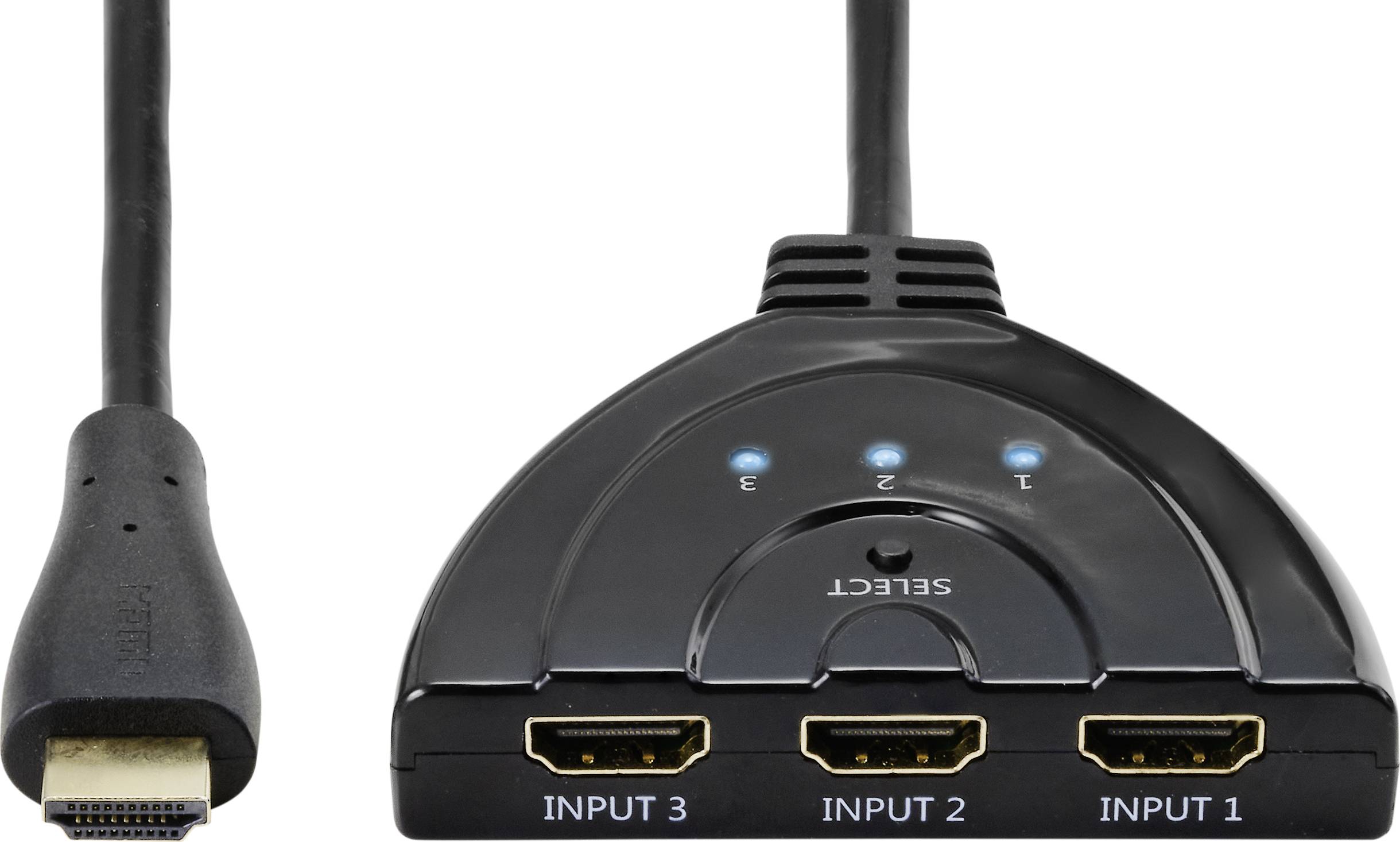 Basetech HM-SW301KT 3 Porte Switch HDMI Predisposto Ultra HD 3840 x 2160 Pixel-0