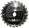 Makita SPECIALIZED B-32904 Lama circolare in metallo duro 165 x 20 x 1 mm Numero di denti: 24 1 pz.
