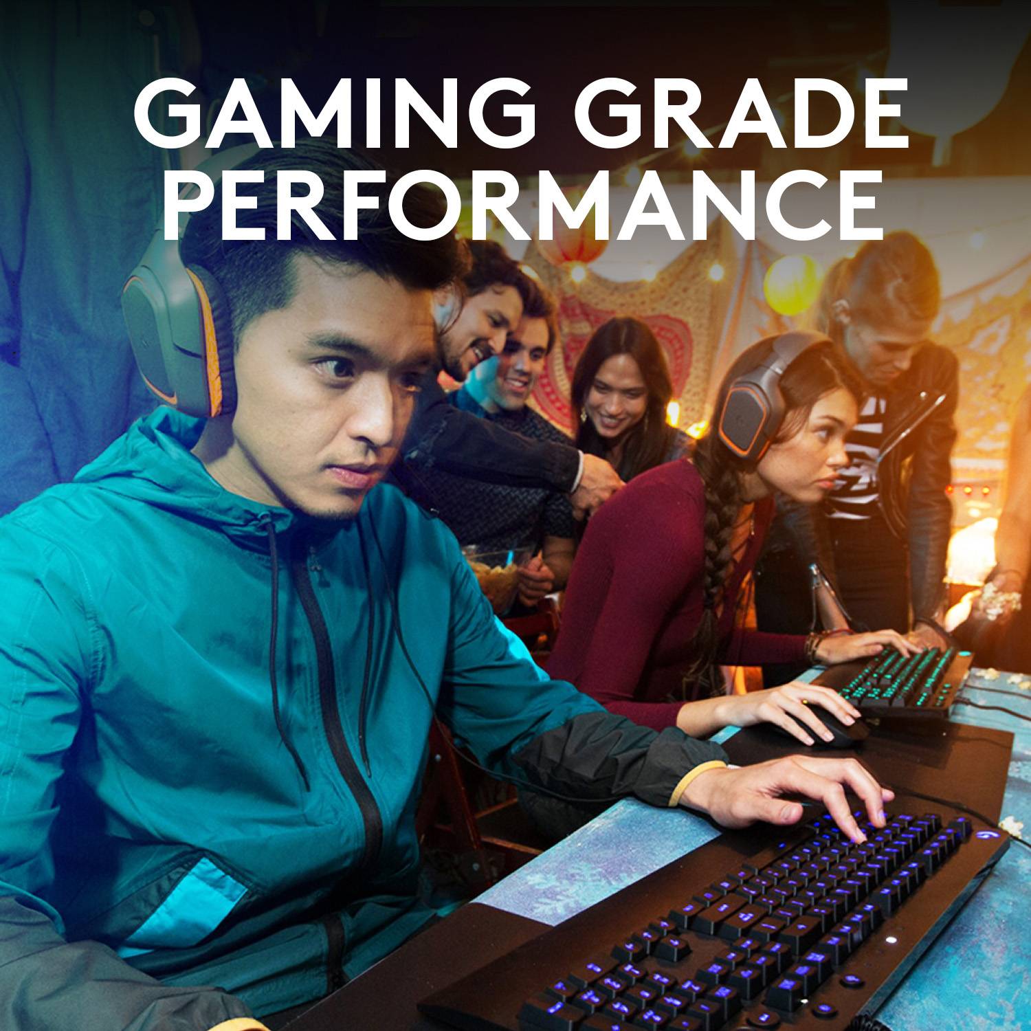 Logitech Logitech Prodigy G213 - Tastatur - hintergrundbeleuchtet USB Tastiera da gioco Tedesco, QWERTZ Multicolore Illu-9