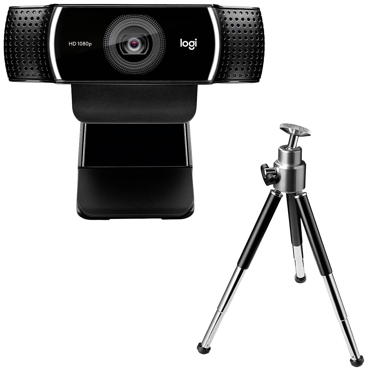 Logitech C922 Pro Stream Webcam Full HD 1920 x 1080 Pixel Con piedistallo,