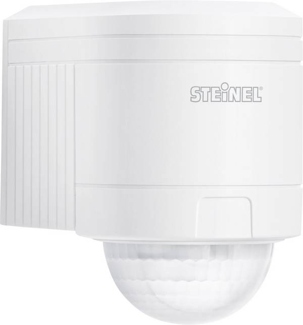 Steinel 602819 Da parete, parete Rilevatore di movimento ad infrarossi passivo PIR 240 ° Relè Bianco IP54