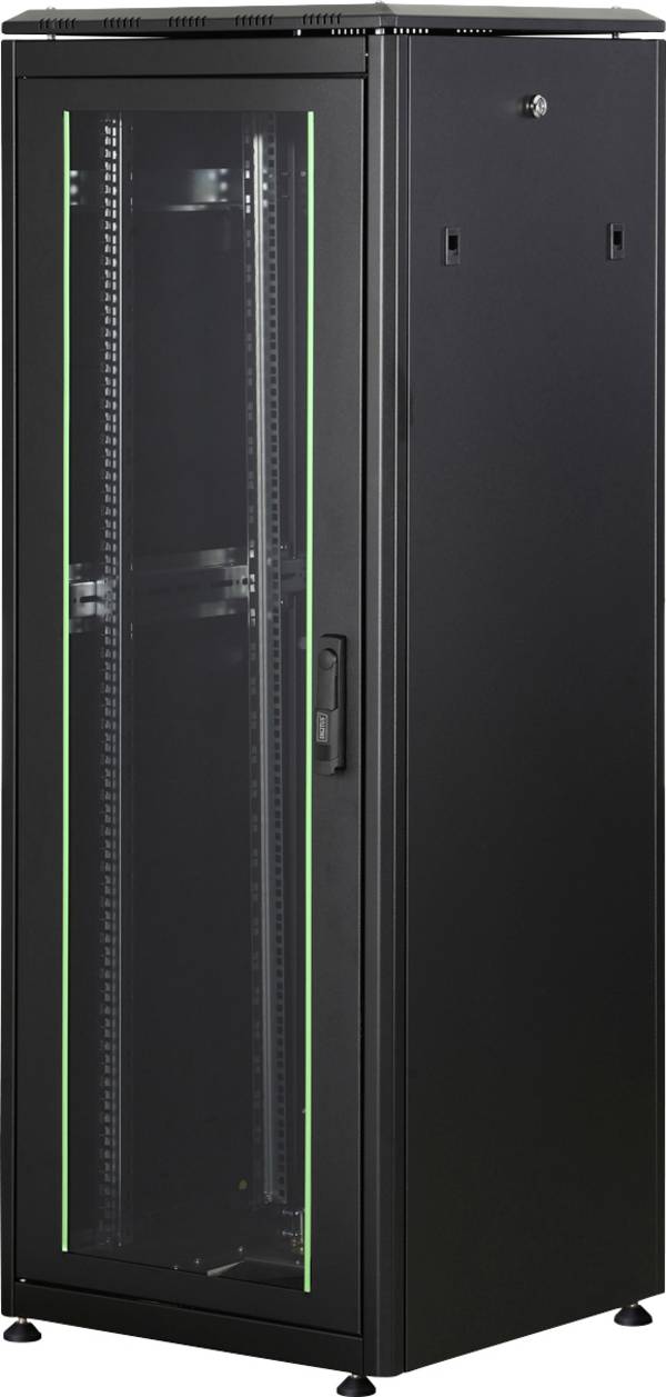 Digitus DN-19 32U-6/6-B-1 Armadio rack di rete da 19" (L x A x P) 600 x 1609 x 600 mm 32 U Nero (RAL 9005)