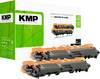 KMP Toner sostituisce Brother TN-242BK, TN242BK Compatibile Conf 2 pz Nero 5000 pagine B-T57D 1248,0021
