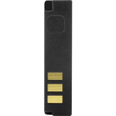 'Chiavetta USB nera con tre connettori dorati sul lato frontale.'