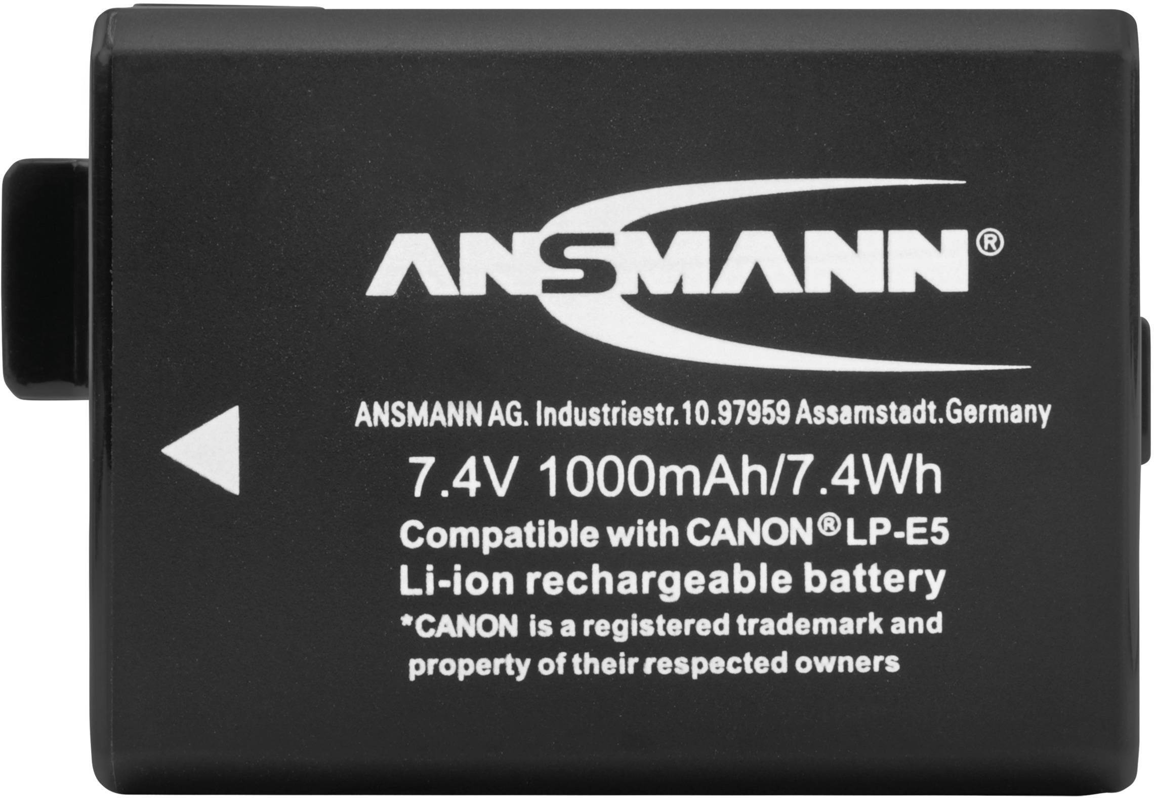 Ansmann A-Can LP-E5 Batteria ricaricabile fotocamera sostituisce la batteria originale (camera) LP-E5 7.4 V 1000 mAh-1