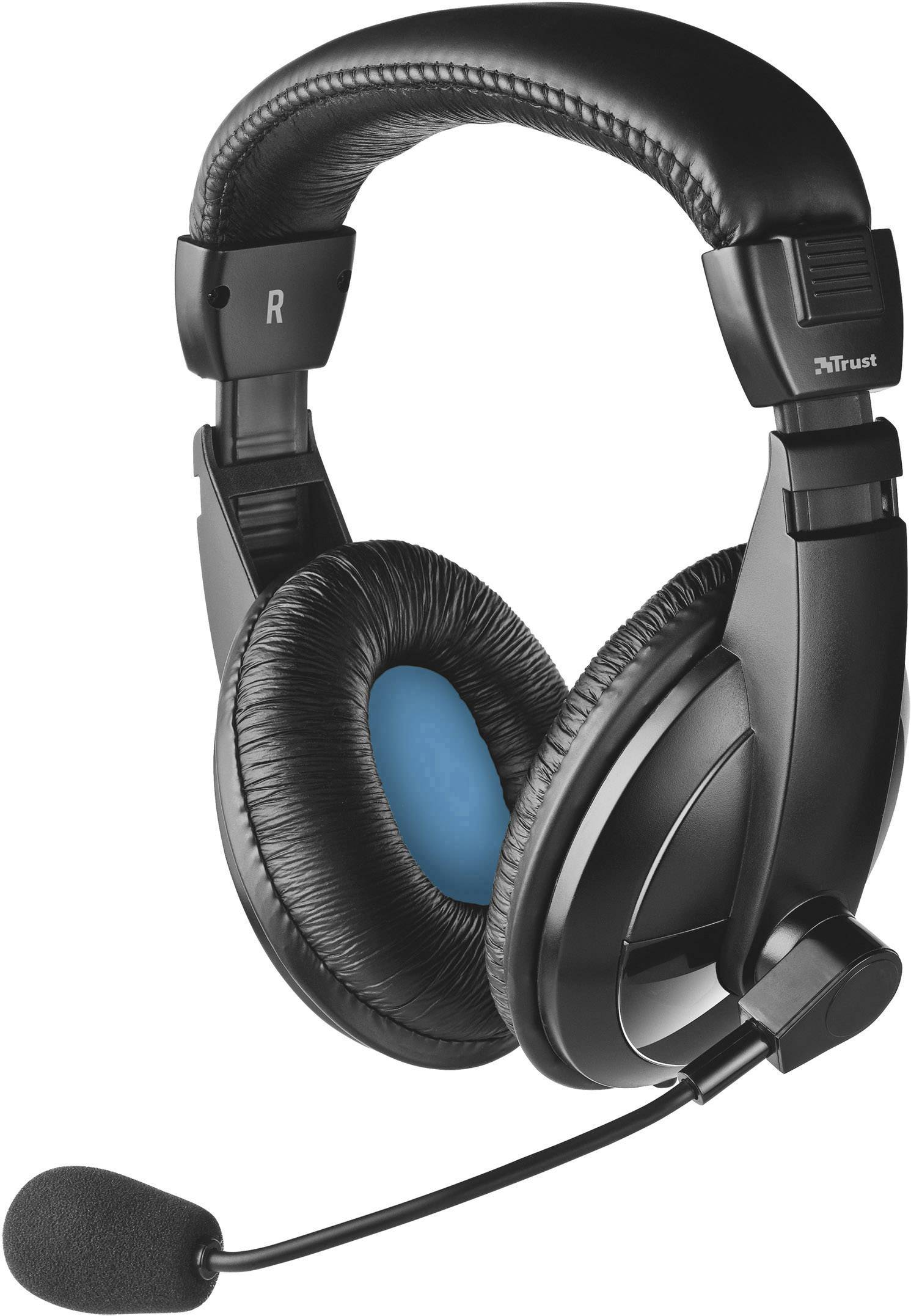 Trust Quasar Gaming Cuffie Over Ear via cavo Stereo Nero regolazione del volume, Muto-0
