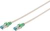 Digitus RJ45 (incrociato) Rete Cavo CAT 5e F/UTP 1.00 m Grigio coppie intrecciate