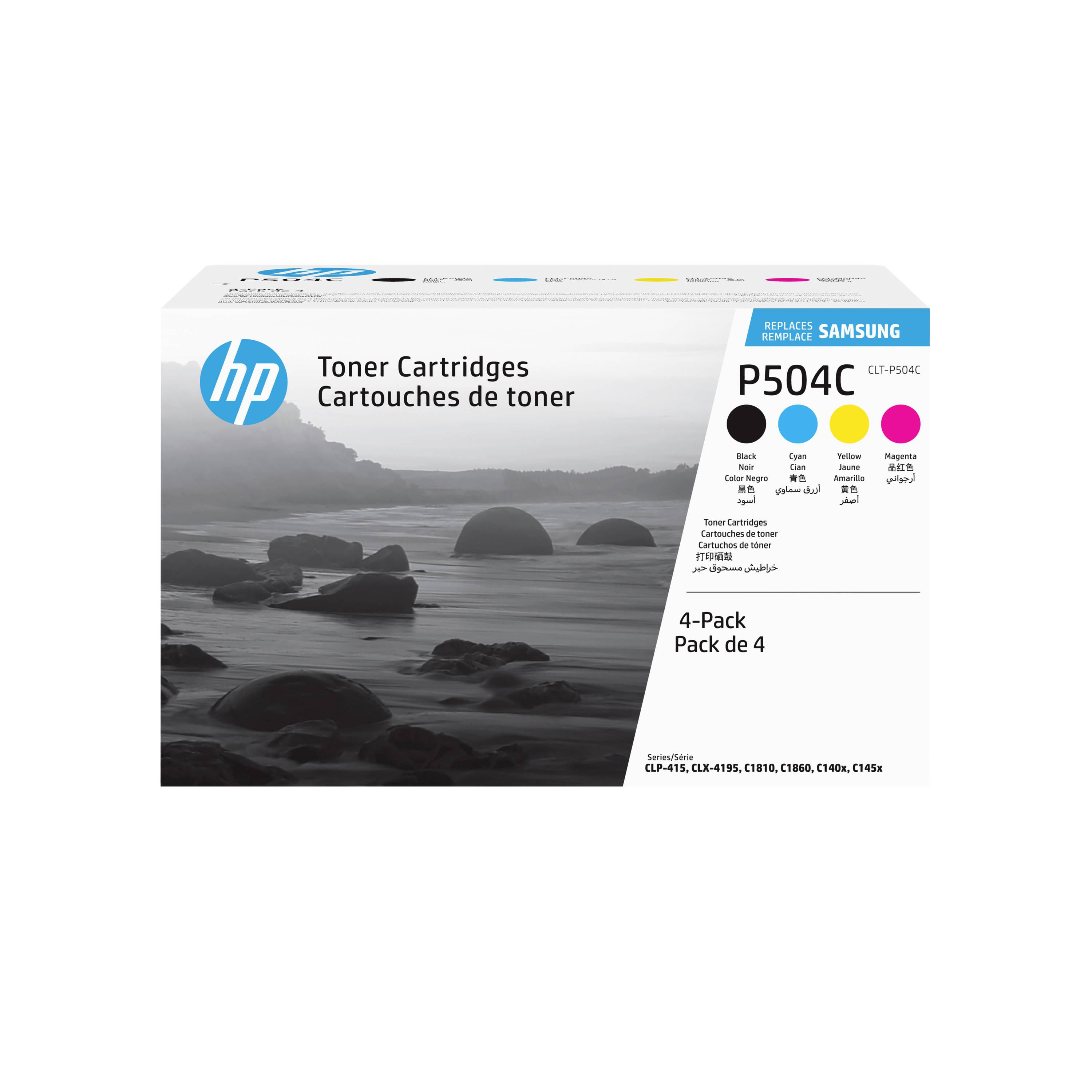 HP Toner CLT-P504C Originale Imballo multiplo Nero, Ciano, Magenta, Giallo 2500 pagine SU400A