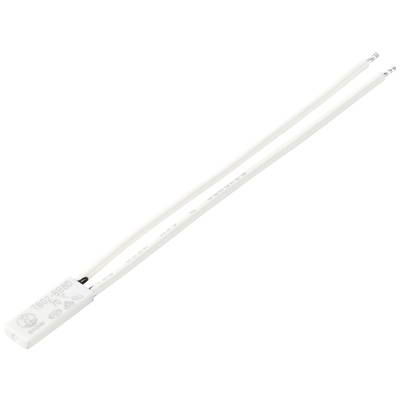 Un interruttore termico bianco con due fili sporgenti per il controllo della temperatura in dispositivi elettronici, con il marchio del produttore visibile.