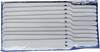 TRU COMPONENTS 800-010-Bag Fascette a strappo per raggruppare Lato morbido e lato rigido Bianco 10 pz.