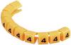 TRU COMPONENTS TC-MB1/4203 Clip segnafili Legenda (segnacavi) 4 Intervallo diametro esterno 3 fino a 3.60 mm