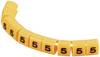 TRU COMPONENTS TC-MB1/5203 Clip segnafili Legenda (segnacavi) 5 Intervallo diametro esterno 3 fino a 3.60 mm 1593399