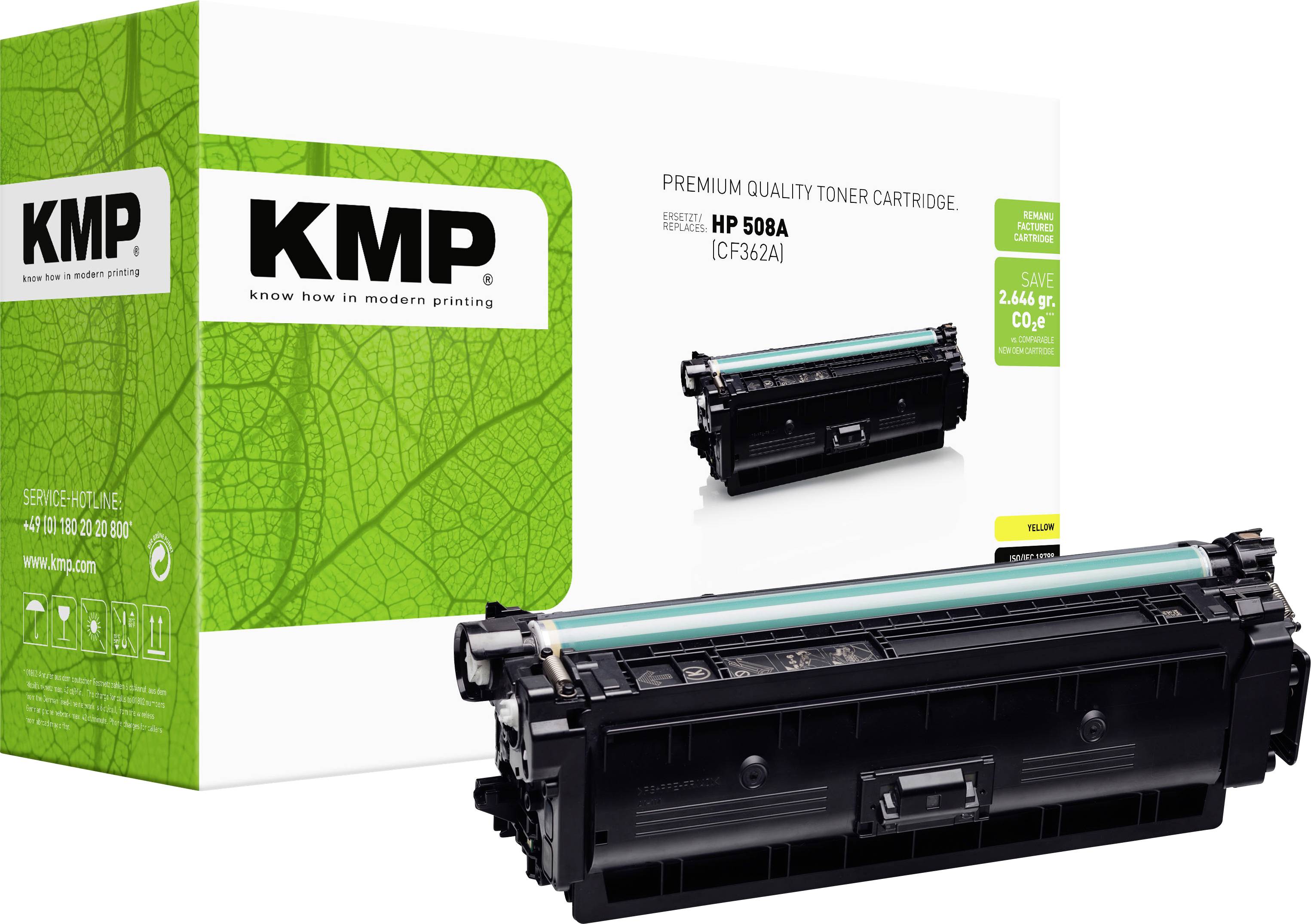 KMP Toner sostituisce HP 508A, CF362A Compatibile Giallo 5000 pagine H-T223Y 2537,0009