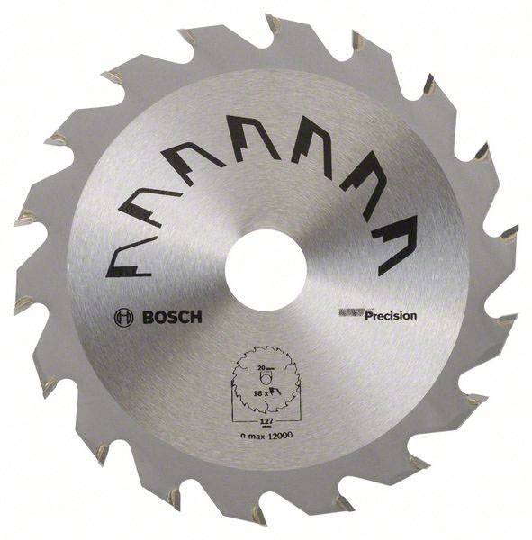 Bosch Accessories Precision 2609256932 Lama circolare in metallo duro 127 x 20 mm Numero di denti: 18 1 pz.