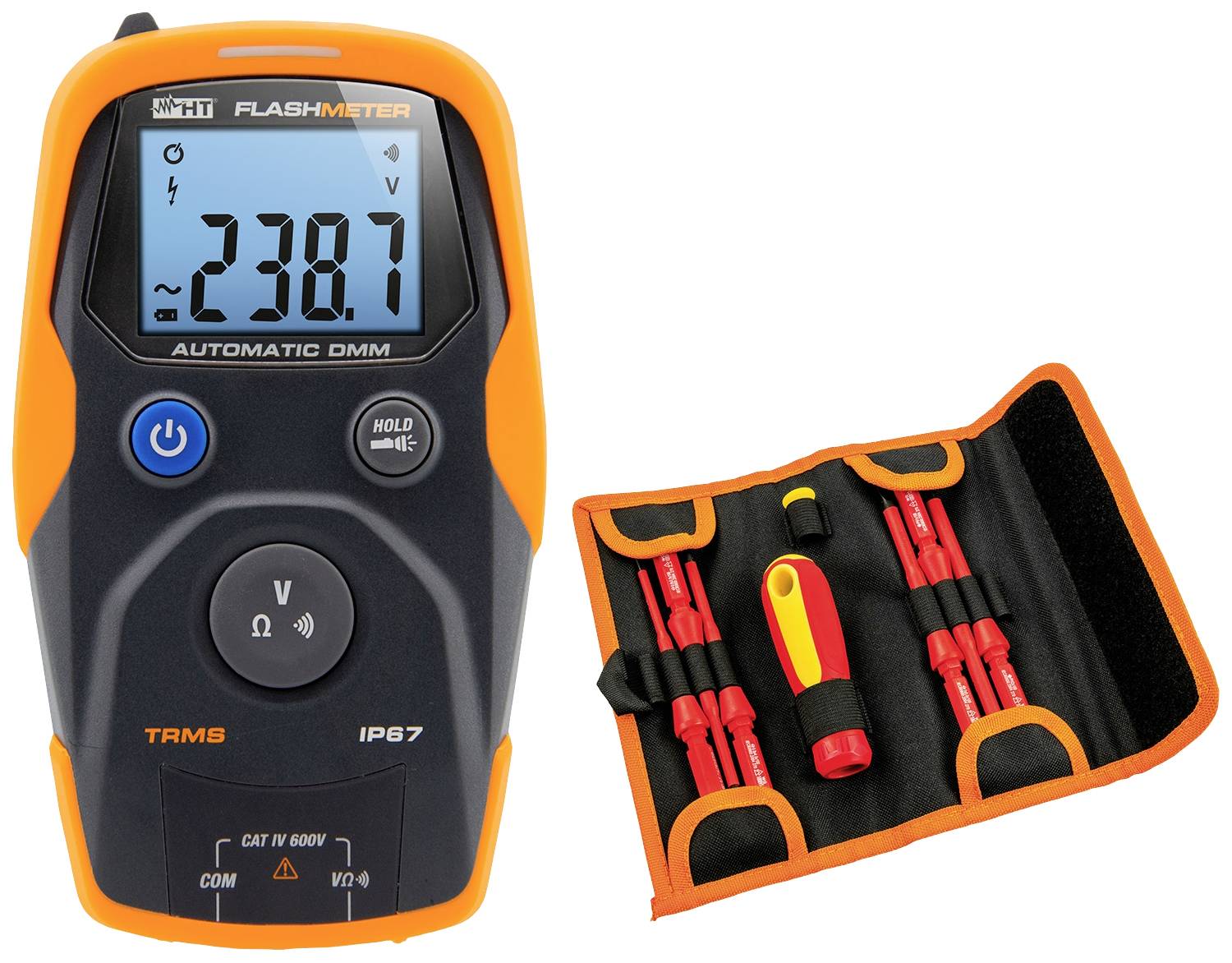 Voltmetro Amperometro Digitale DC - 14-600V 100A, Con Shunt, Misura Watt E Energia, LCD Colorato - Foto 2