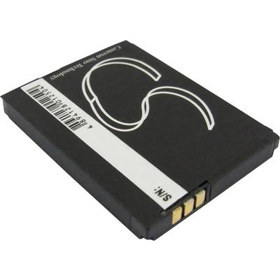 Una batteria al litio-ione nera con un codice a barre e la scritta 'Camera and Photo Technology'.