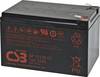 CSB Battery GP 12120 Standby USV GP12120F2 Batteria al piombo 12 V 12 Ah Piombo-AGM (L x A x P) 151 x 100 x 98 mm Spina piatta 6,35 mm Esente da manutenzione, Bassa autoscarica, certificazione VDS