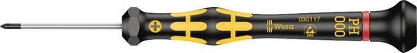 Wera 1550 PH Kraftform Micro 05030117001 ESD Cacciavite a croce PH 000 Lunghezza della lama: 40 mm
