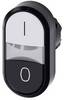 Siemens 3SU10013AB610AK0 3SU1001-3AB61-0AK0 Pulsante doppio Momentaneo (L x L x A) 57.9 x 29.9 x 57.9 mm IP66, IP67, IP69/IP69K 1 pz.