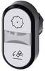 Siemens 3SU10013AB660AP0 3SU1001-3AB66-0AP0 Pulsante doppio (L x A) 29.9 mm x 57.9 mm IP66, IP67, IP69/IP69K 1 pz.