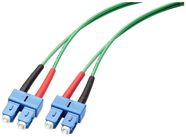Siemens 6XV18435EH100CC0 Fibra ottica Fibra ottica Cavo 1.0 m Verde [2x Spina SC - 2x Spina SC] 50/125 µ Multimode OM2