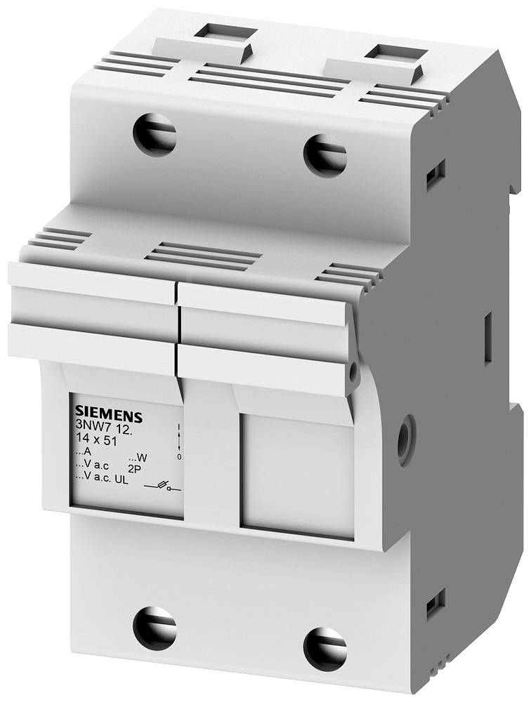 Siemens 3NW7122 3NW7122 Porta fusibile a cilindro con indicatore 50 A 690 V/AC 1 pz. Pezzo