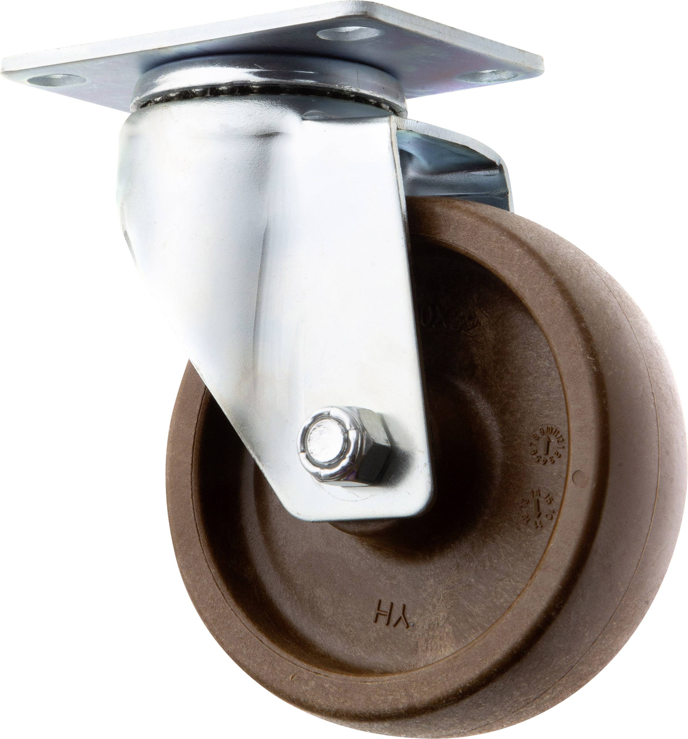 TOOLCRAFT TO-5137944 Ruota orientabile 100 mm con piastra avvitabile Capacità di carico (max.): 125 kg