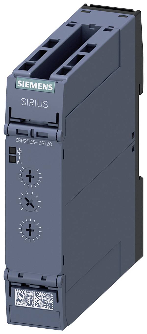 Siemens  3RP25052BT20  3RP2505-2BT20  Relè temporizzato  Multifunzionale    1 pz.  Intervallo di tempo: 0.05 s - 100 h  2 scambi  Pezzo